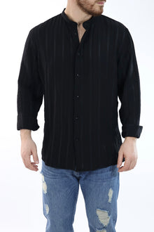 Camicia viscosa m/l collo coreana C57 OVER-D