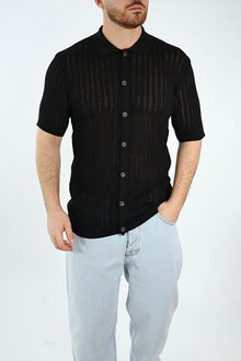 Polo in maglia traforata casio 001 BL11