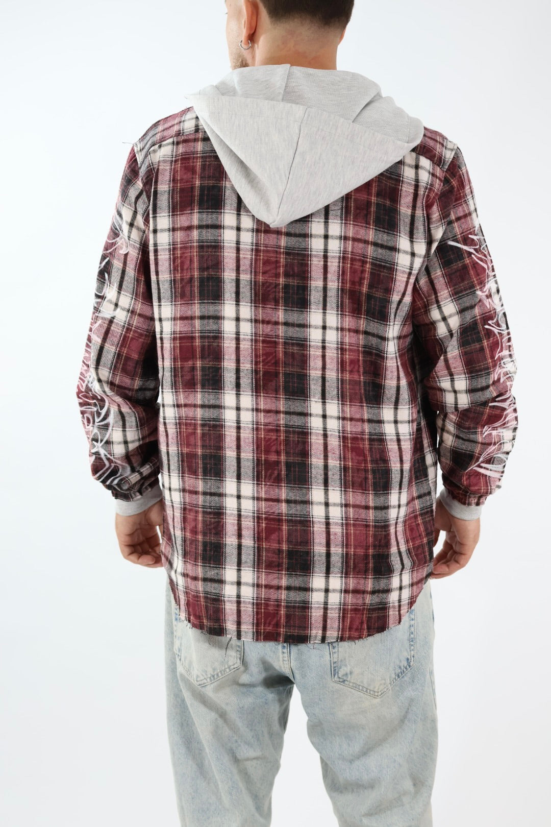 Camicia check flanella cappuccio 790 DISCLAIMER