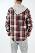 Camicia check flanella cappuccio 790 DISCLAIMER