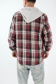 Camicia check flanella cappuccio 790 DISCLAIMER