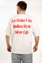 T-shirt ricamo la dolce vita 1967 SUPERCULTURE
