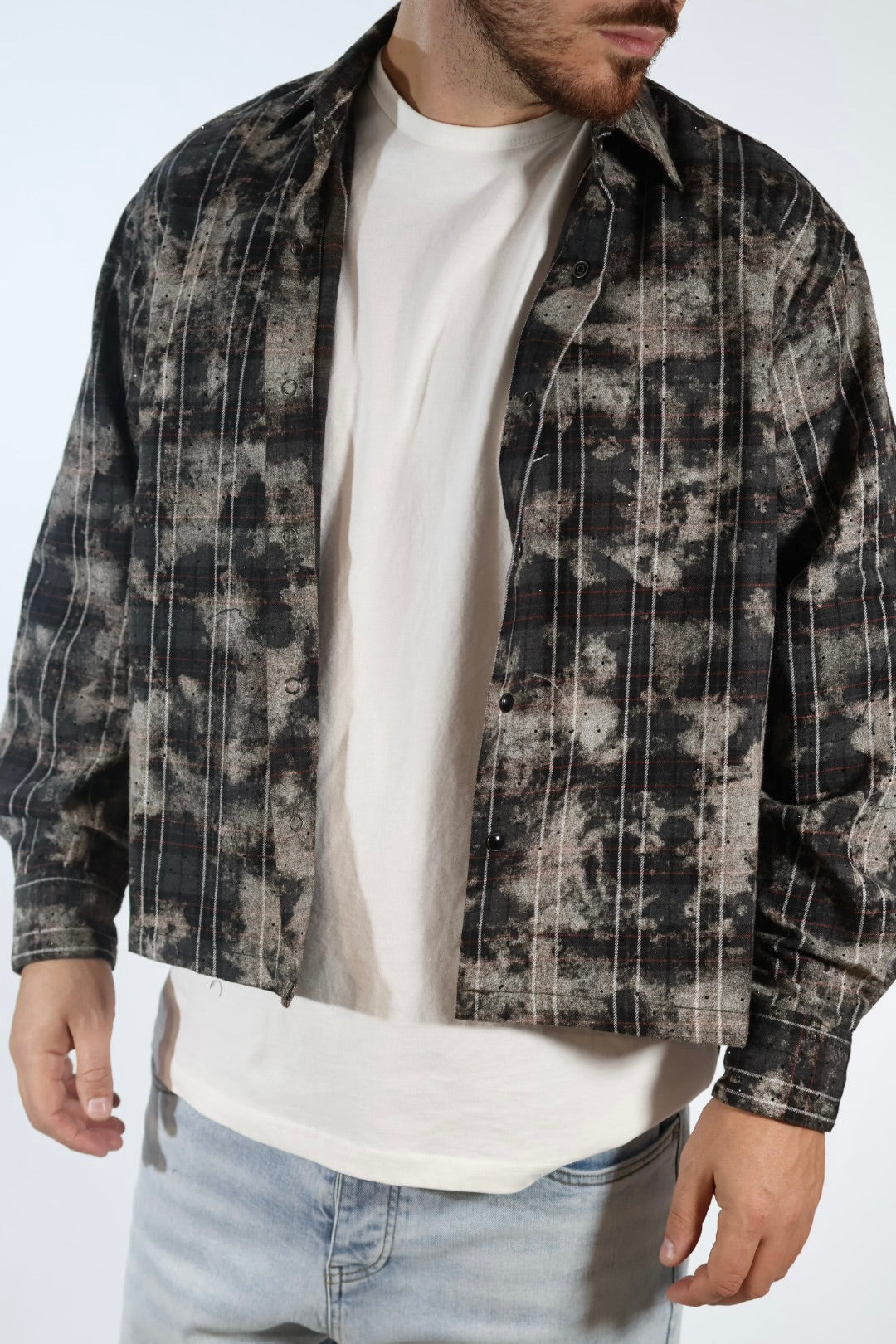 Camicia 307 Cropped strass BERNA