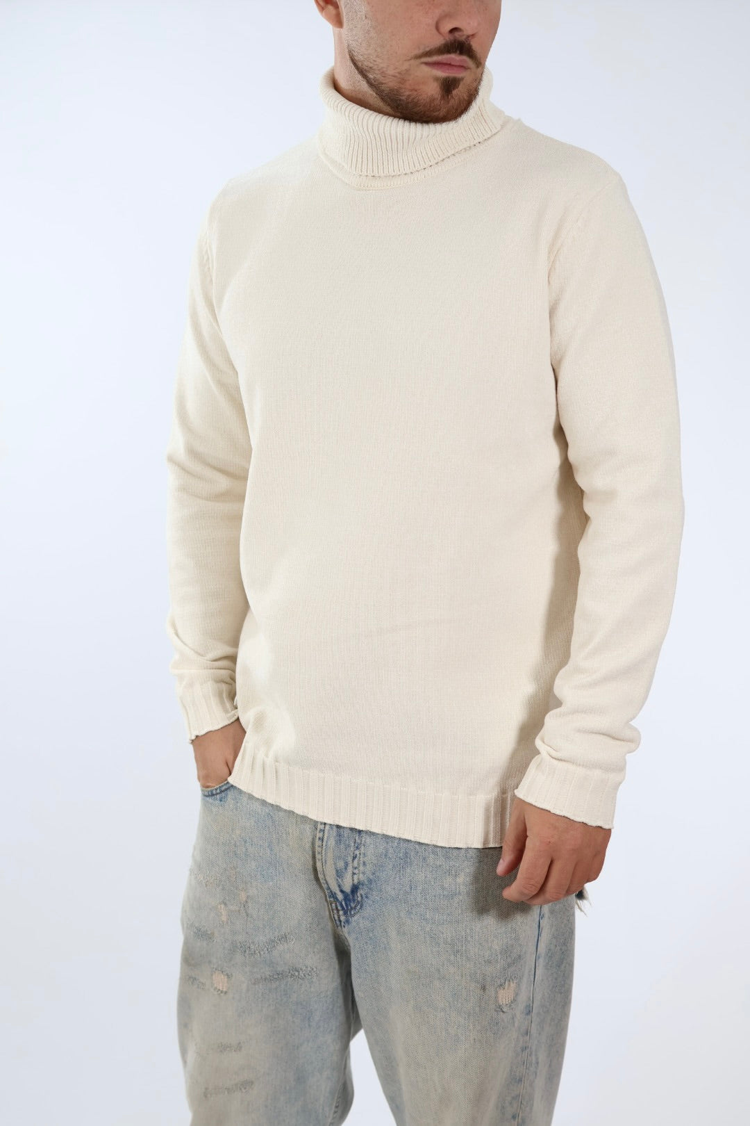 Maglione 391 dolcevita ciniglia LANDEK