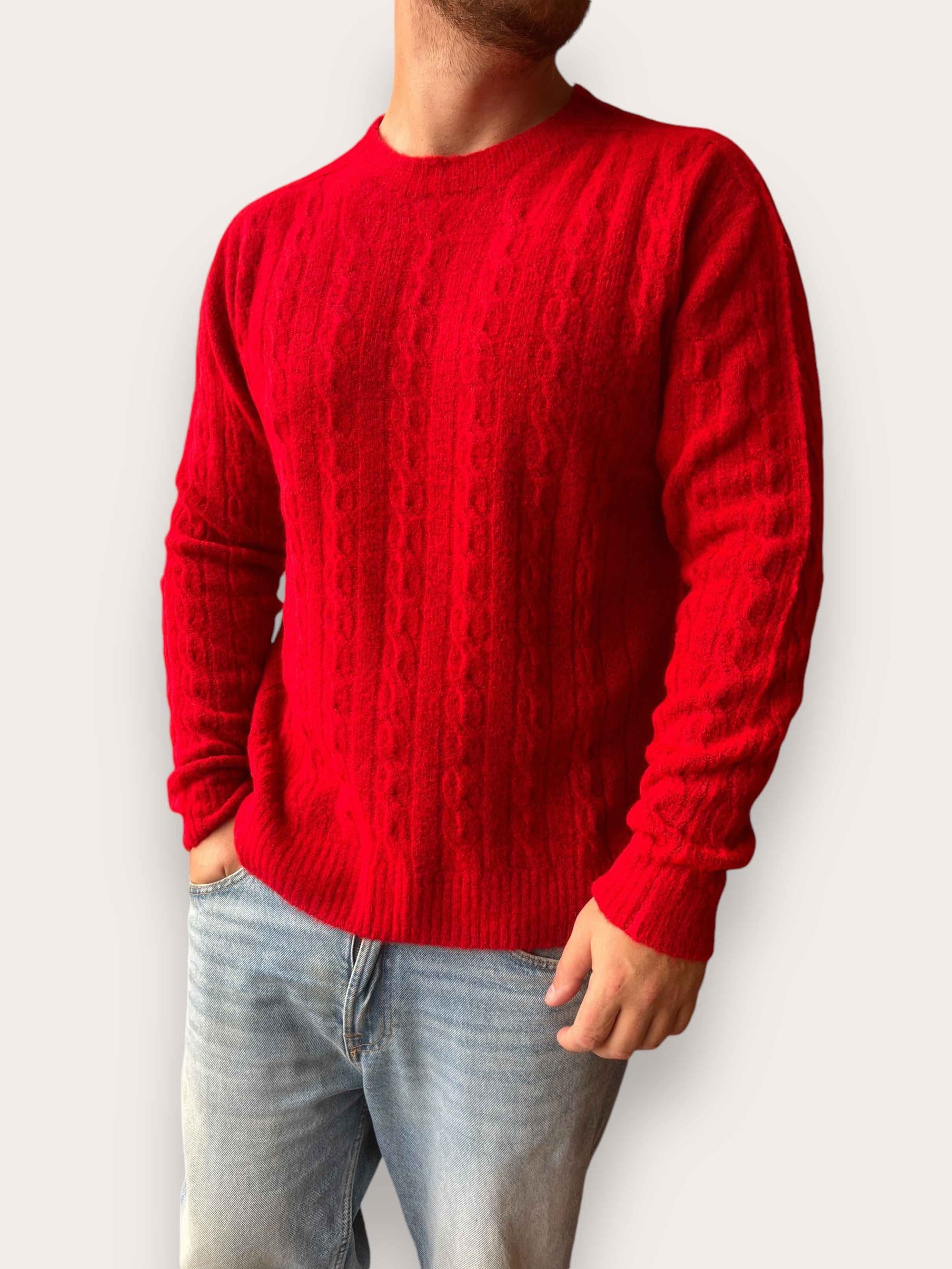 Maglione lavorato ALTATENSIONE