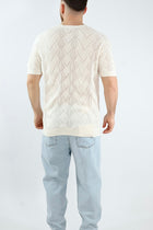 T-shirt in maglia traforata 325 GIANNI LUPO