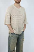 T shirt in maglia traforata I’M BRIAN