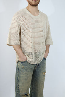 T shirt in maglia traforata I’M BRIAN