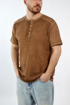 T-shirt serafino misto lino 200 BL11