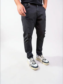Pantalone cropped Maracana destroyed 077 BERNA