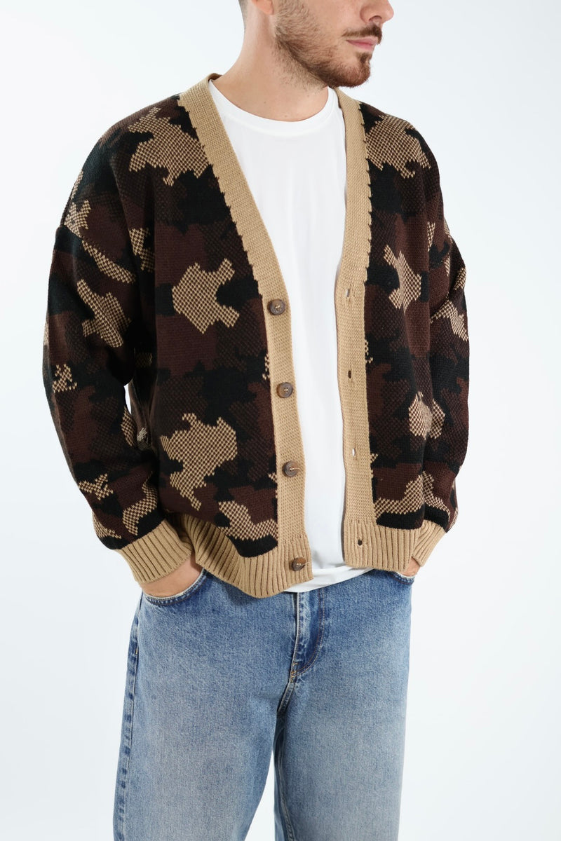 Cardigan camo relaxed fit M81 OVERD