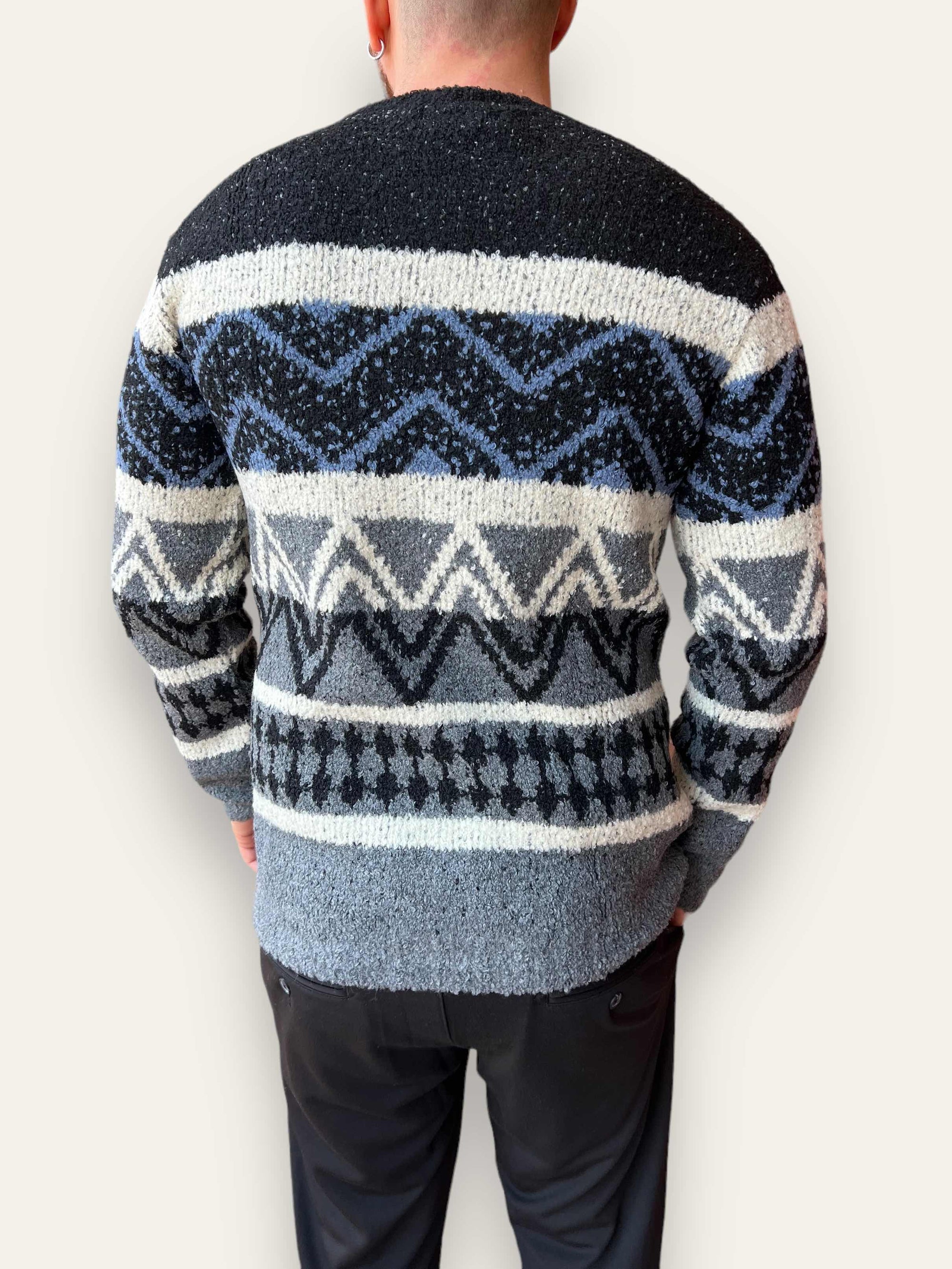 Maglione bouclè fantasia BL11