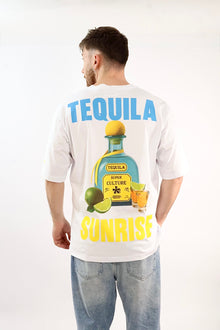 T-shirt stampa retro tequila sunrise A1963 SUPERCULTURE