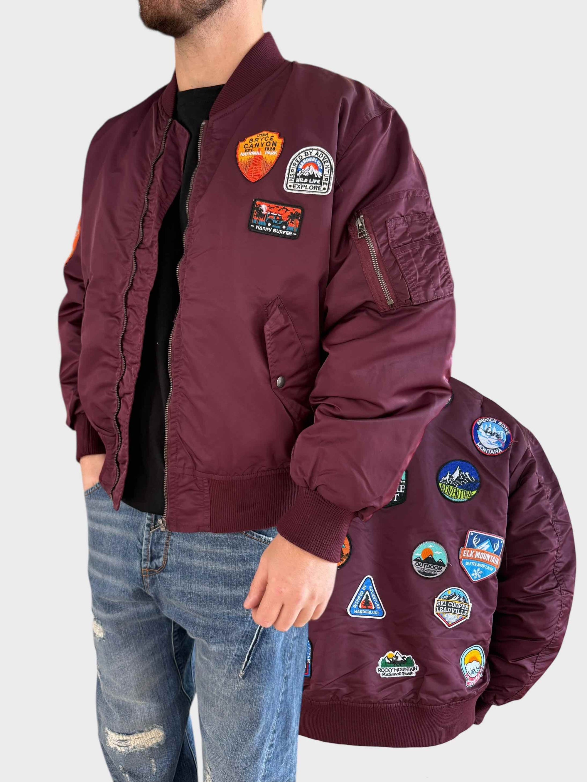 Giubbotto bomber patch 298 BERNA