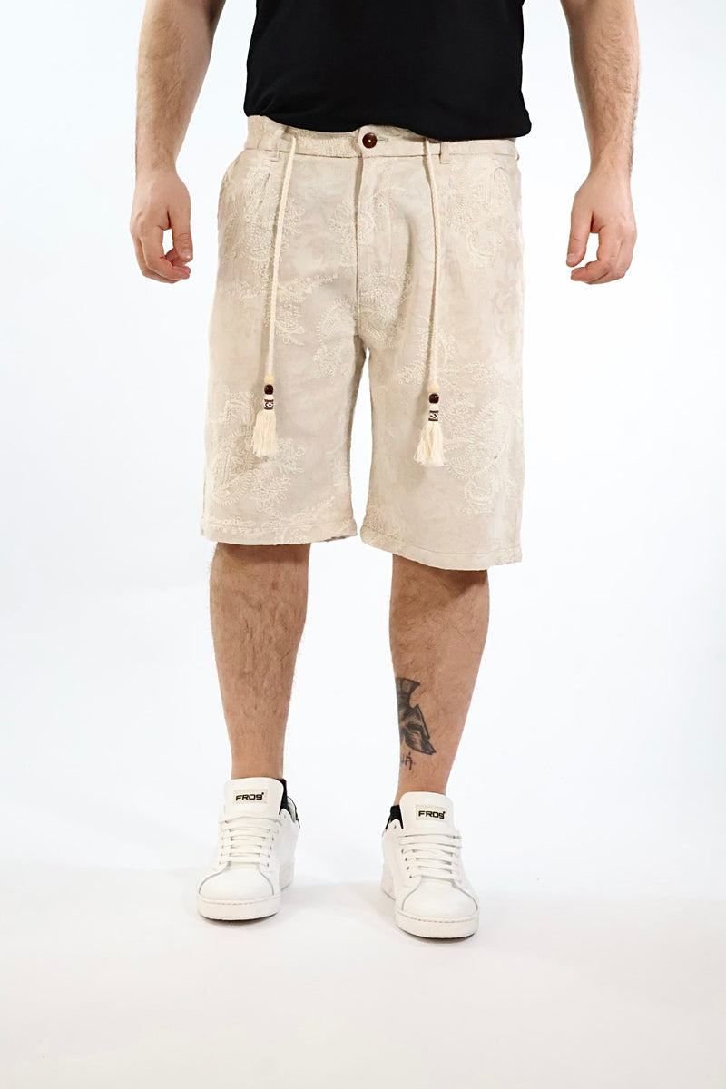 Bermuda paisley ricamato 290 BERNA