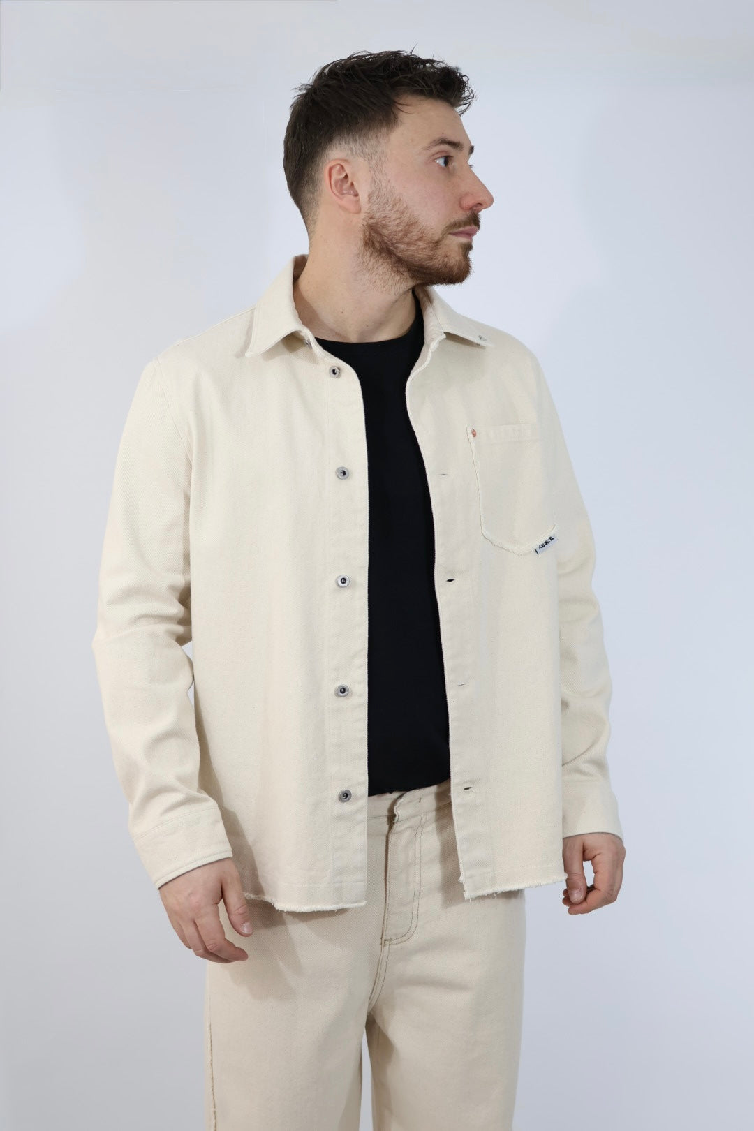 Overshirt taglio vivo 400 BERNA