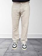 Pantalone maputo lino/cotone chino wide fit PONT