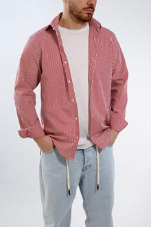 Camicia righe cotone  CR10  WHY NOT BRAND