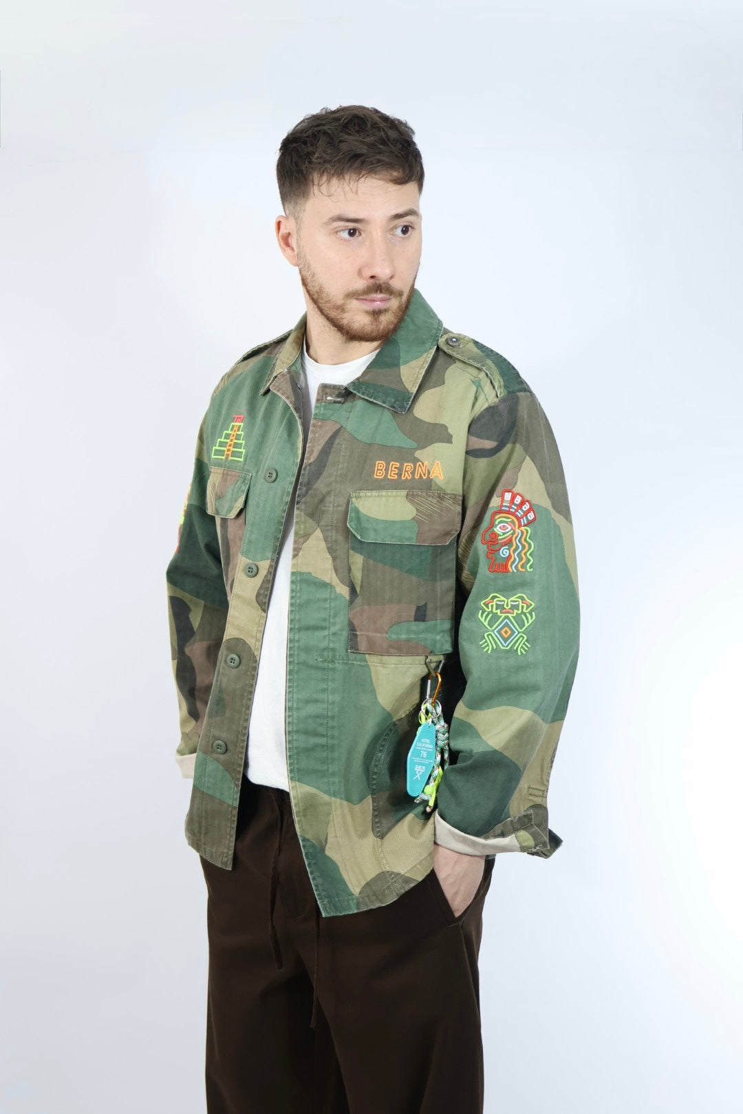 Overshirt camou aztechi 284 BERNA