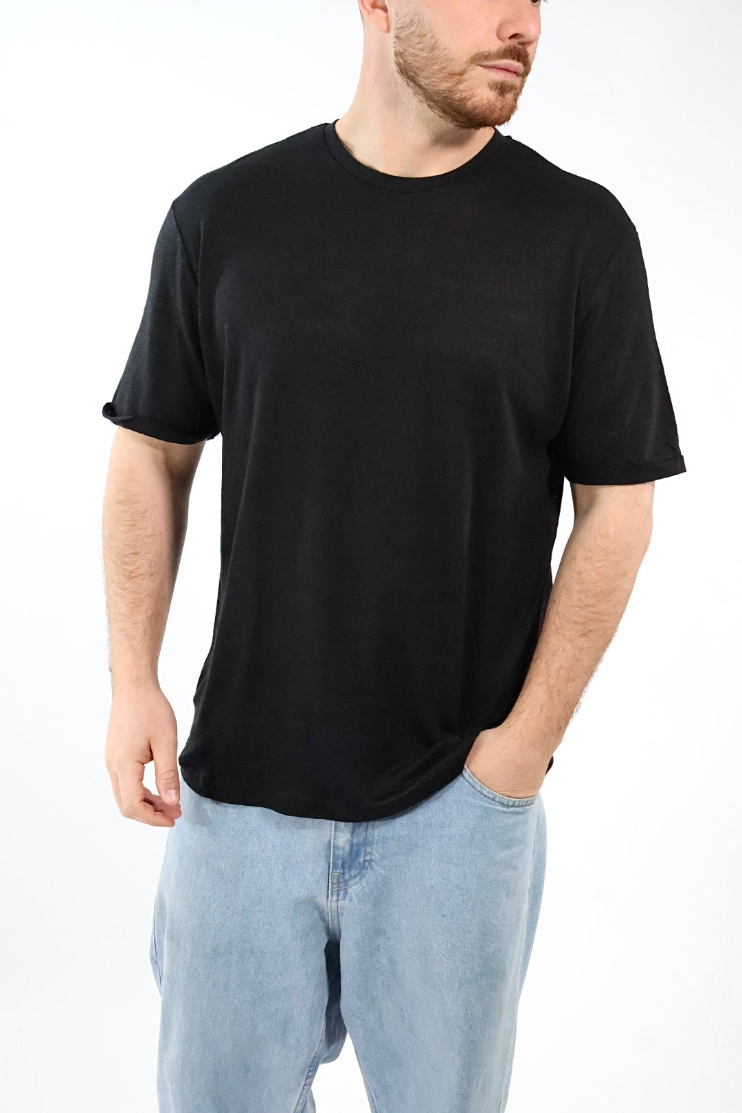 T-shirt lino 087Q GIANNI LUPO