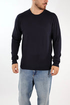 Maglioncino girocollo viscosa navy 040 BERNA