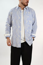 Camicia righe fiori 366 BERNA