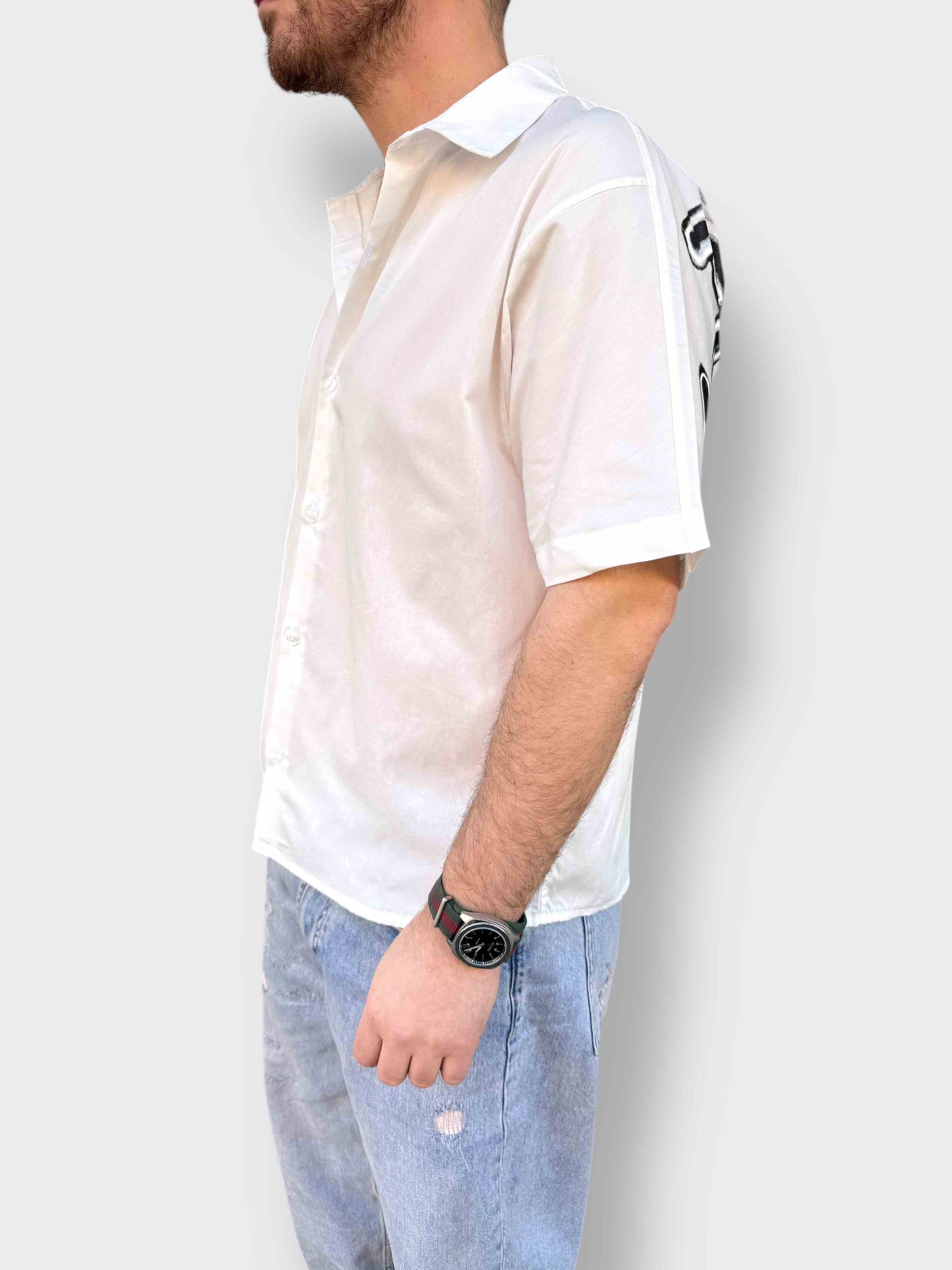 Camicia uomo in popeline m/m  DISCLAIMER