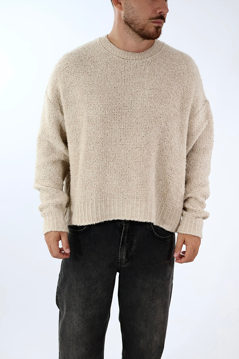 Maglione boucle cropped fit M65 OVERD