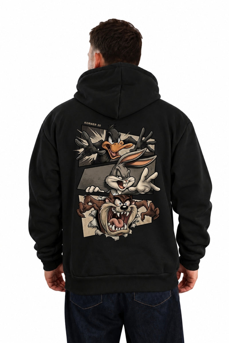 Felpa Looney cappuccio KORNER20