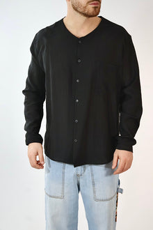 Camicia tencel scollo V C65 OVER-D