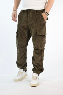 Pantalone 2557YH cargo velluto l  GIANNI LUPO