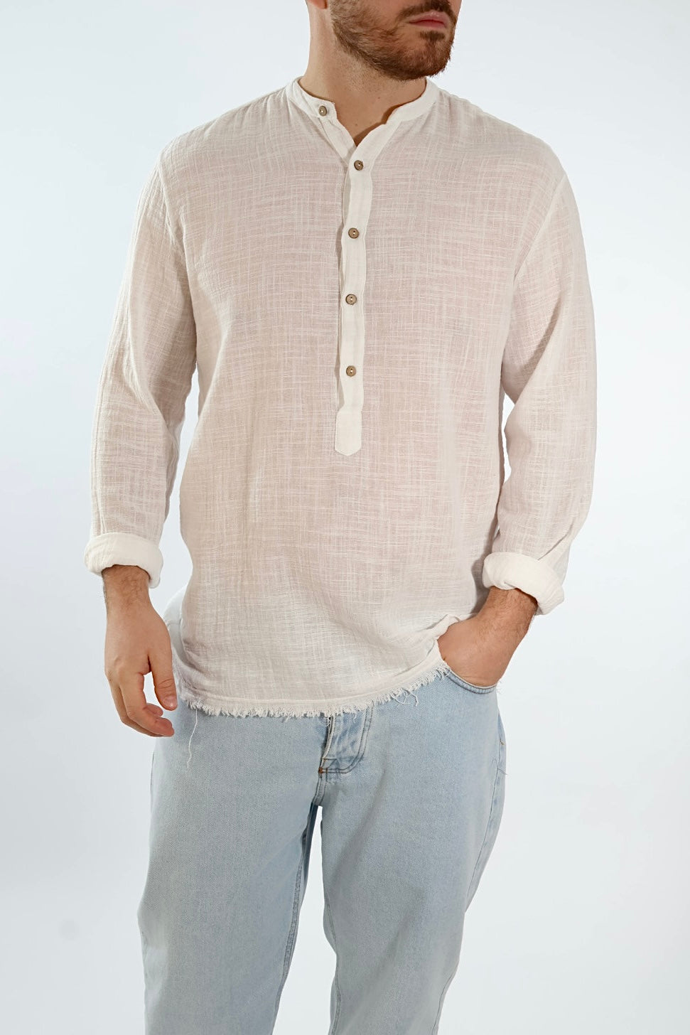 Camicia serafino Kaftano 002 BL11