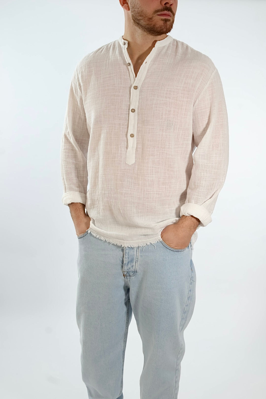 Camicia serafino Kaftano 002 BL11