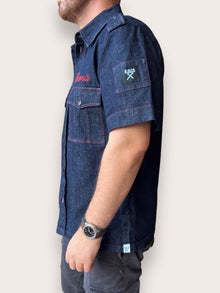 Camicia manica corta ricamo BERNA