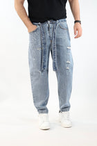 Jeans japan strappi con cintura casanova BLACKSUNDAY