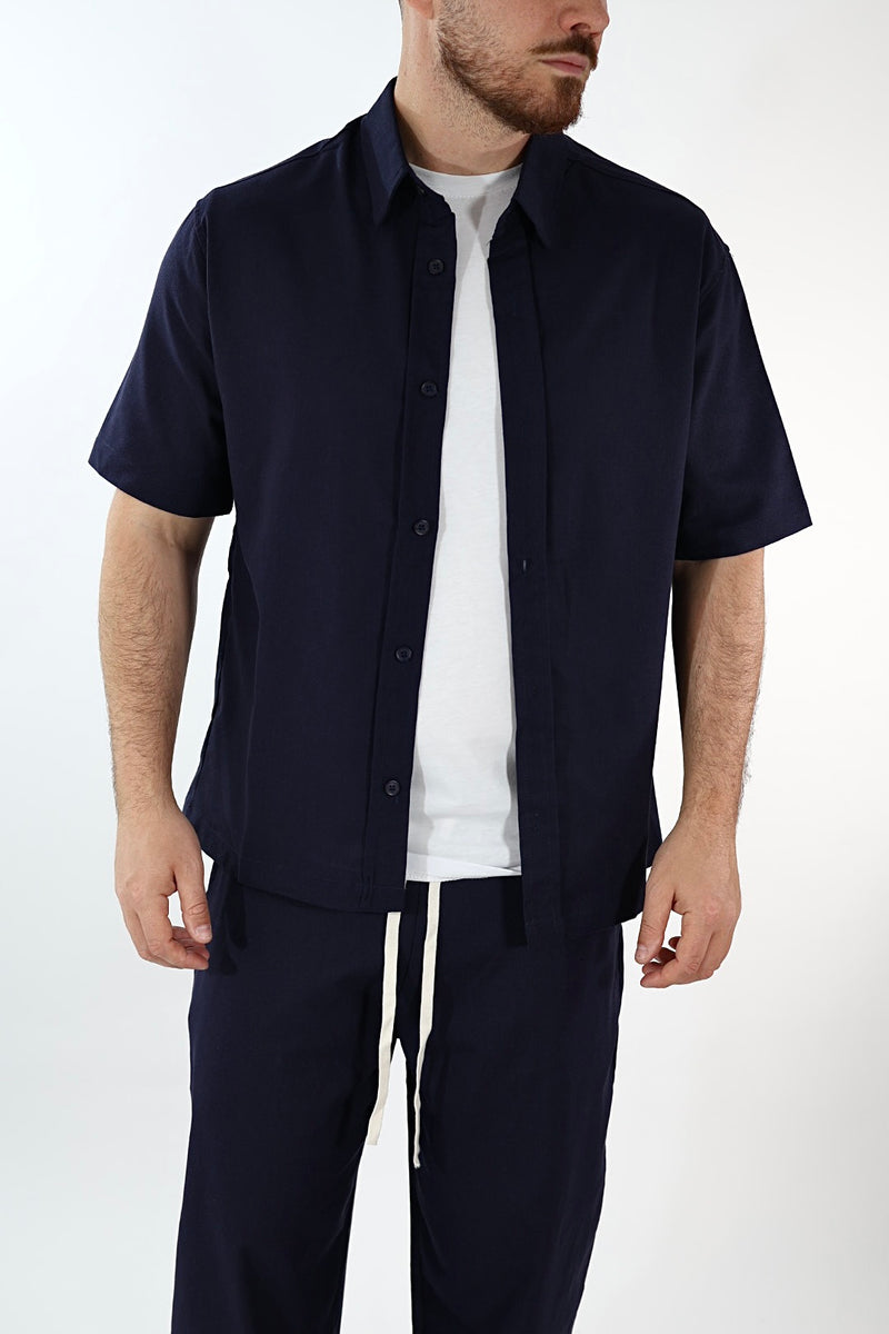 Completo lino camicia+pantalone  1046 J.W