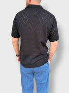 Polo in maglia punzoni azteco BL11