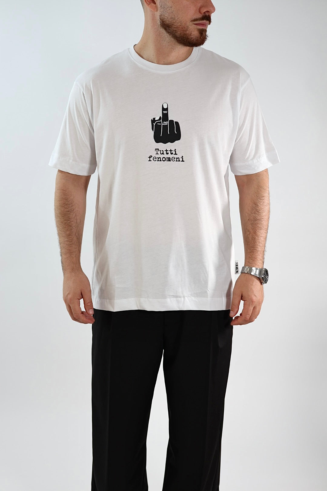 T-shirt dito medio 083n BERNA
