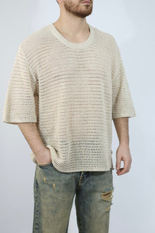 T shirt in maglia traforata I’M BRIAN
