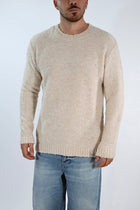 Maglione MACOMER17 ecru giro bouclé BL11