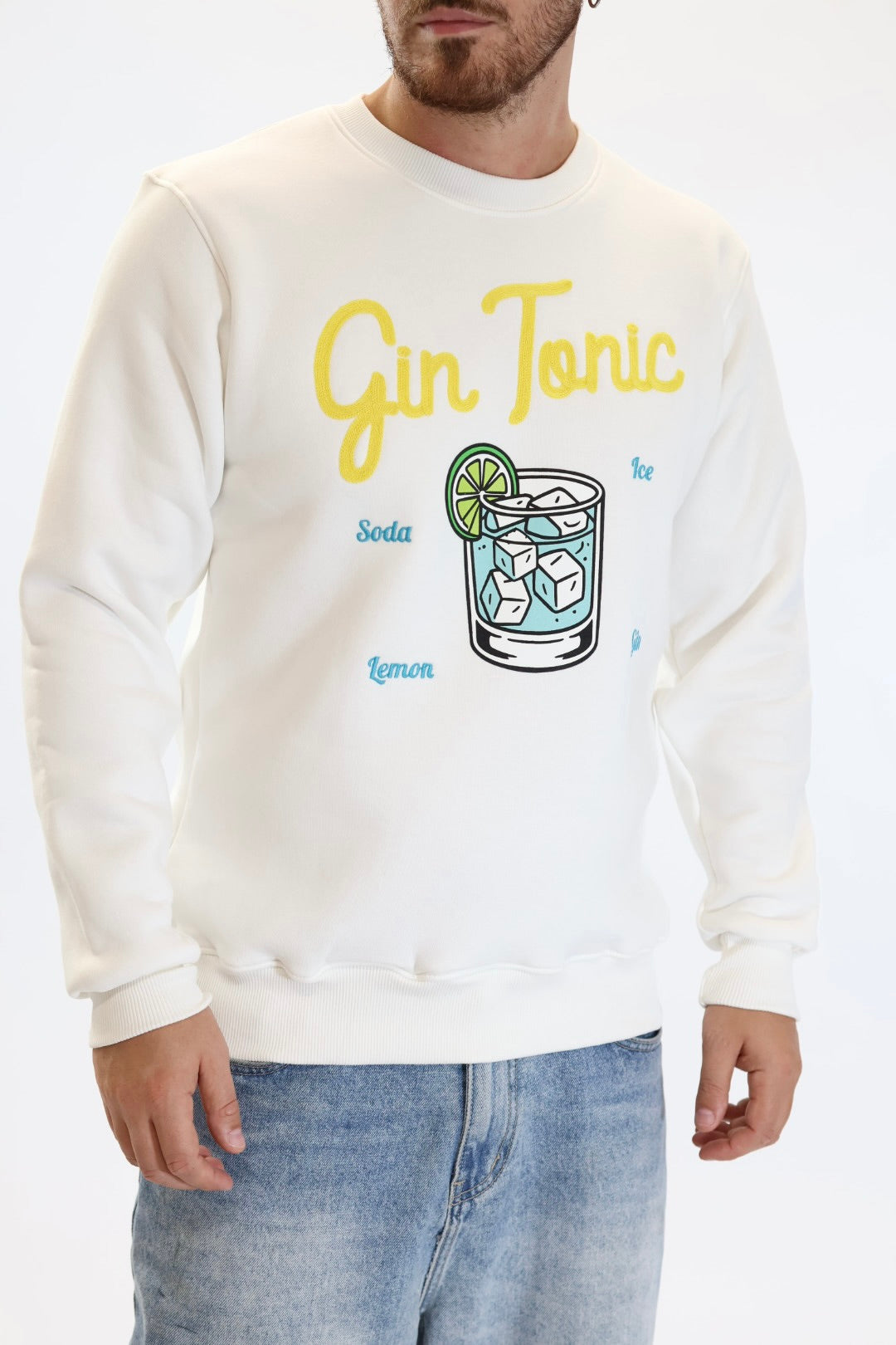 Felpa 3017 gin tonic  SUPERCULTURE