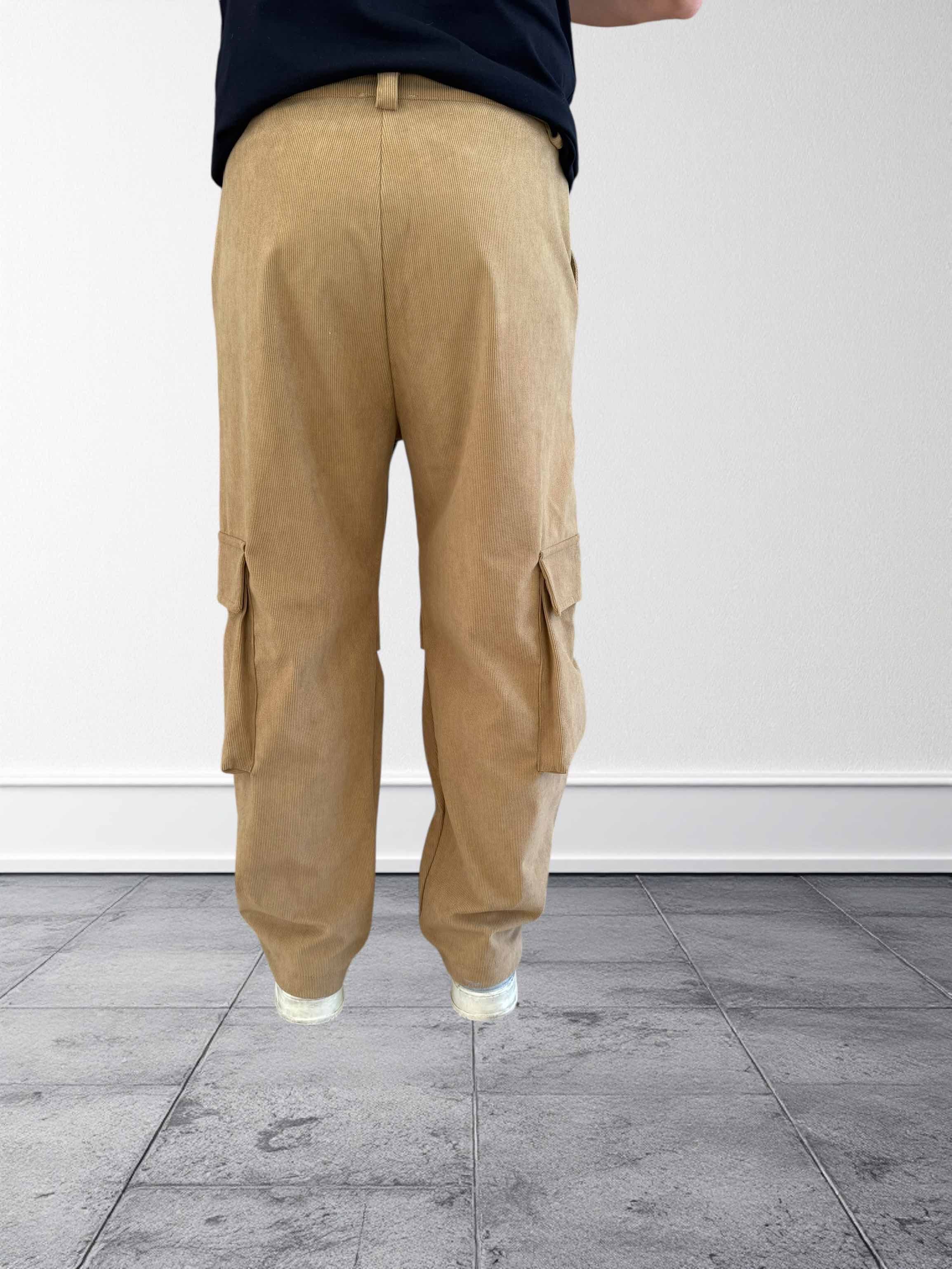 Pantalone cargo gabardine costine 363 DISCLAIMER