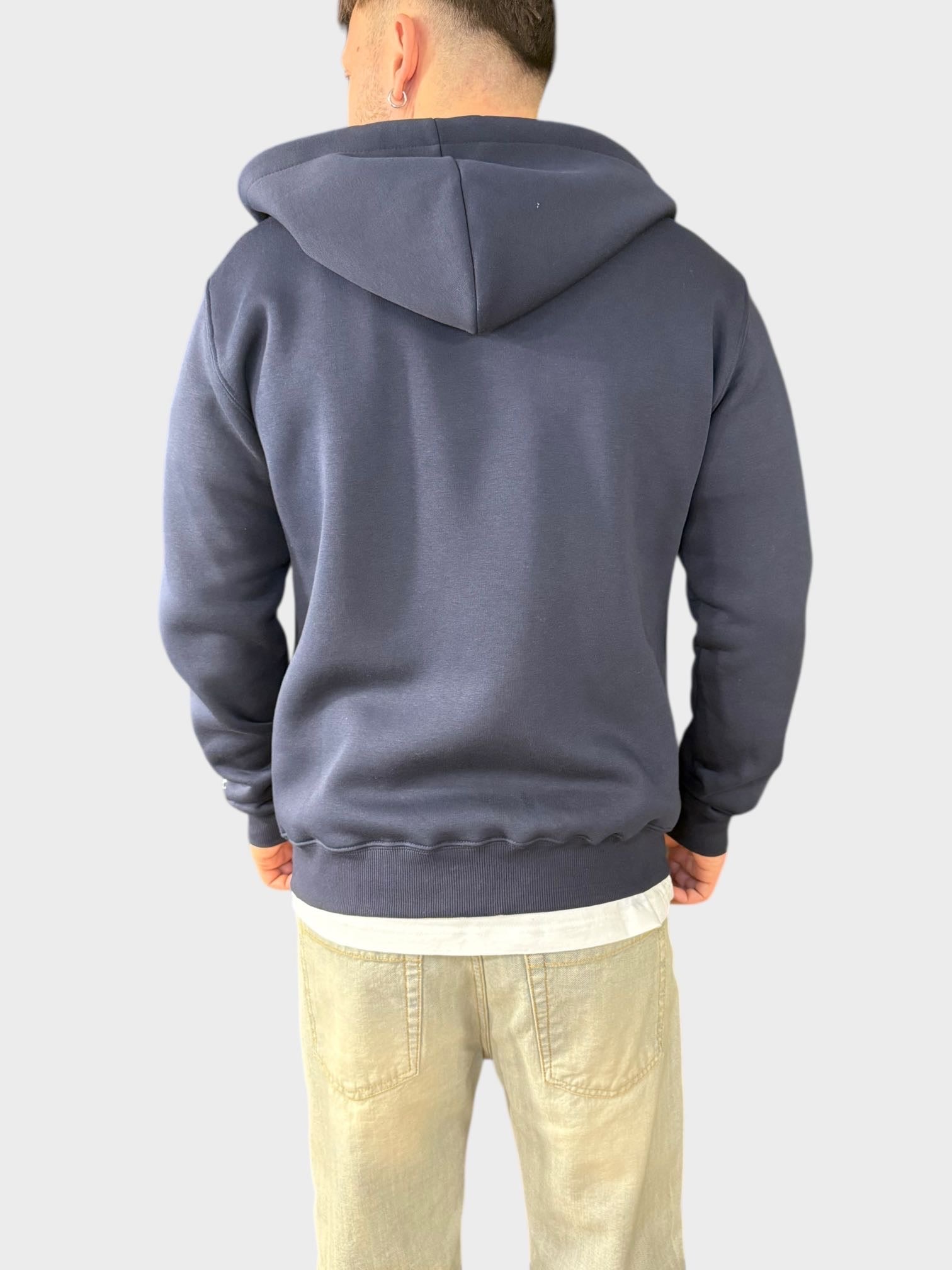 Felpa zip logo 018 BERNA