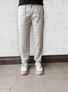 Pantalone check lana BL11