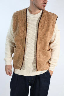 Gilet bl746437 teddy mezza zip BL11