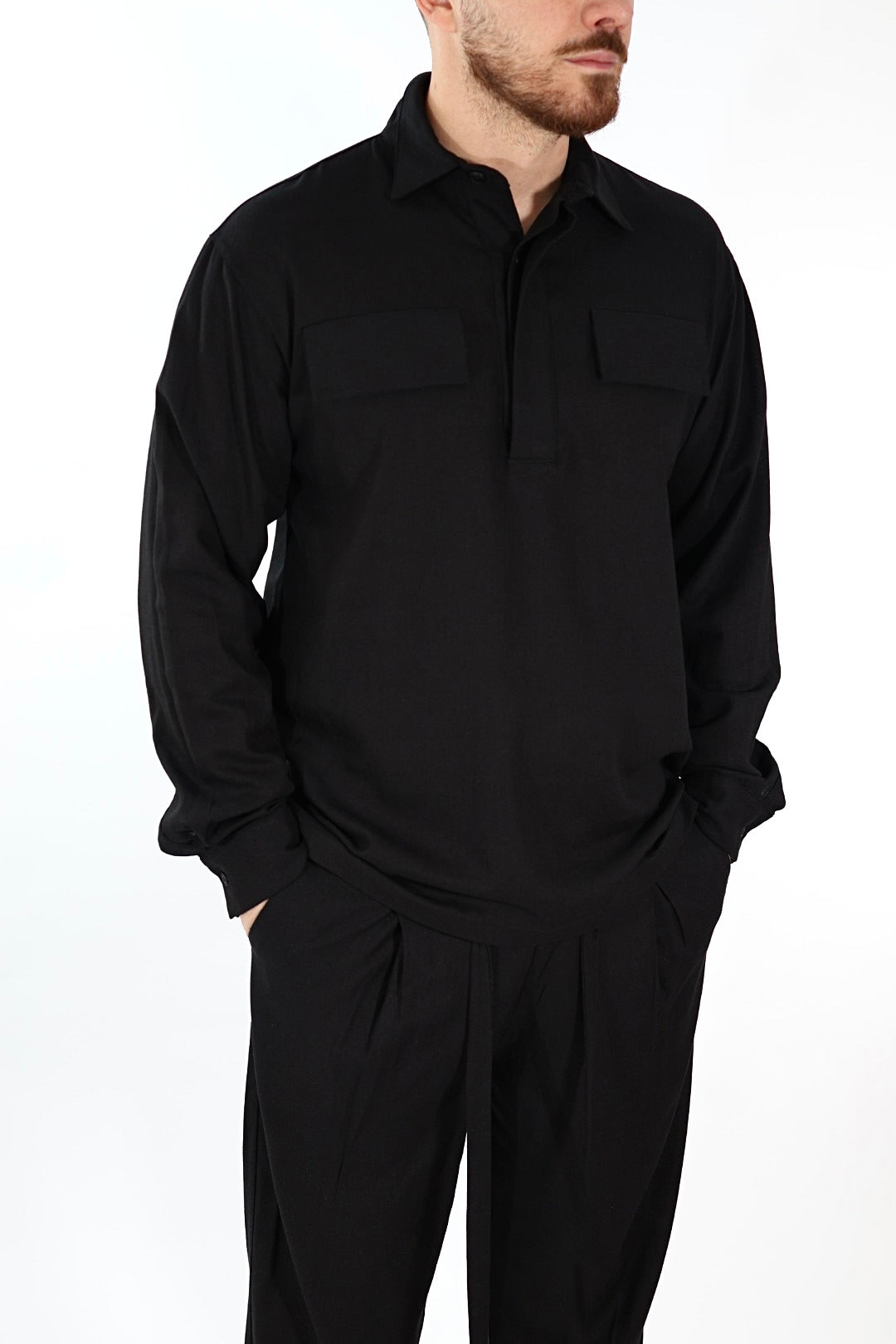 Giacca/camicia viscosa/lino  CL18 WHY NOT BRAN