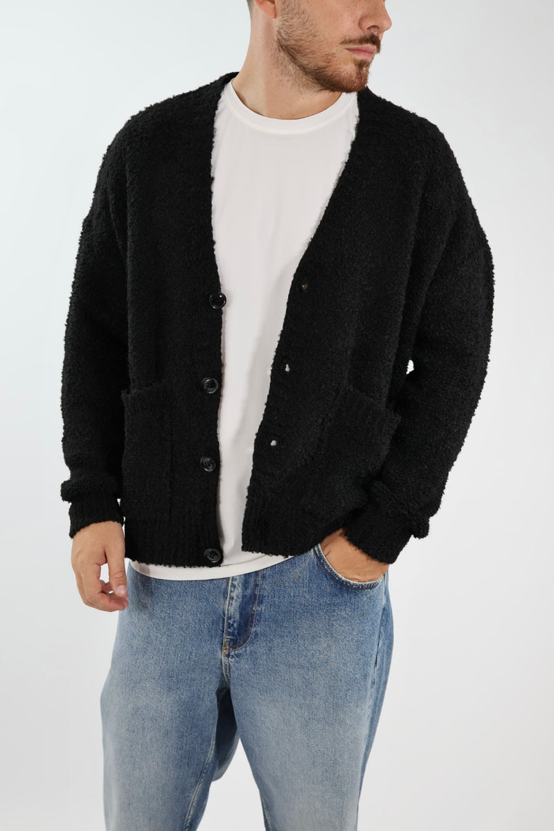 Cardigan Boucle cropped fit M66