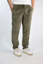 Pantalone P35 tapered fit velluto costine OVERD
