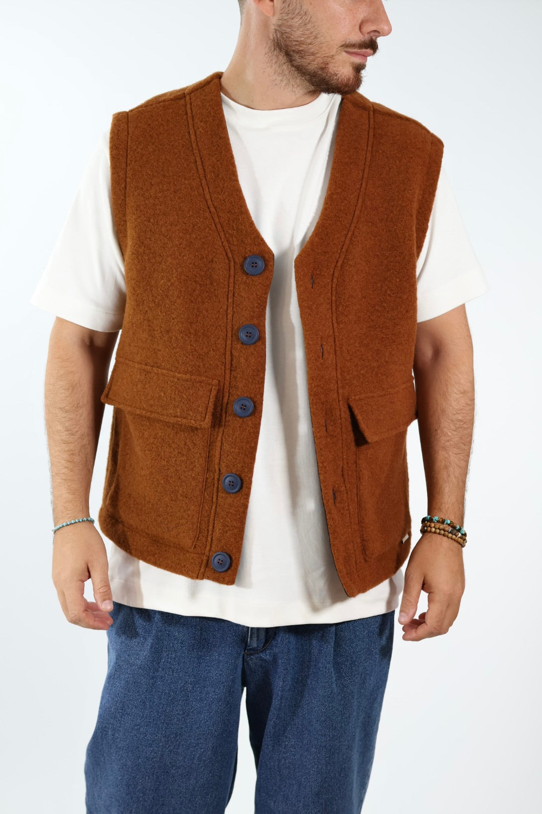 Gilet lana cotta blgilet109 BL11