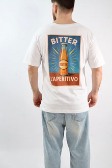 T-shirt stampa bitter  002  BL11